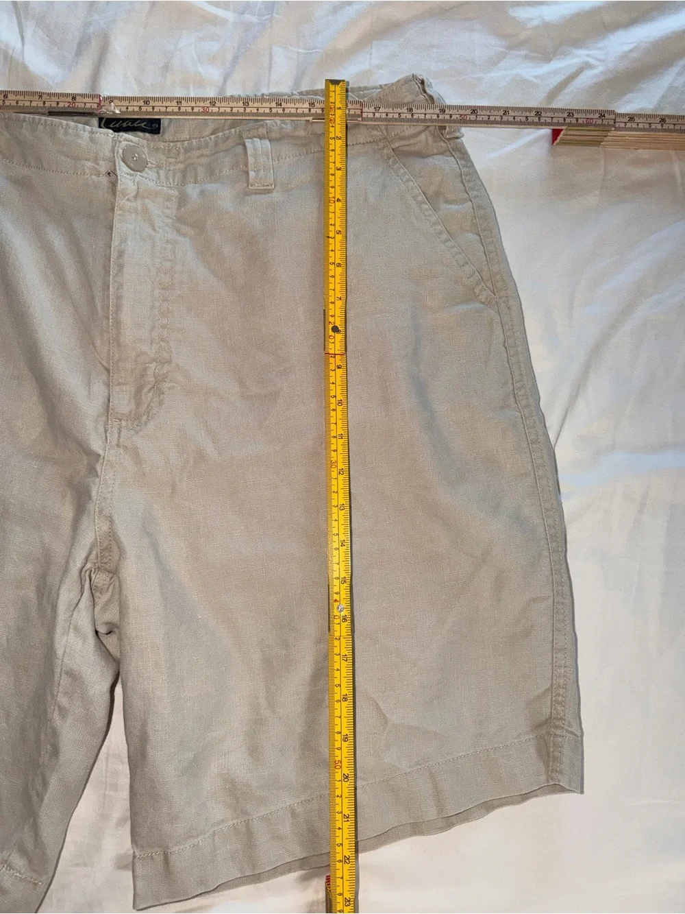 Luau Linen Men’s Tan Shorts